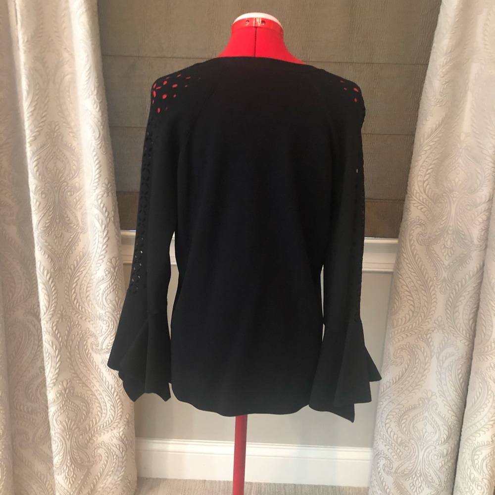 Elie Tahari fine gauge merino sweater - Picture 8 of 9